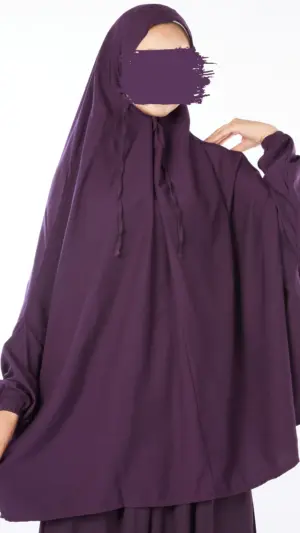 خمار بأكمام سادة